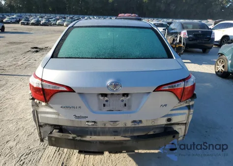 2016 Toyota Corolla L z USA, uszkodzony, nr VIN 5YFBURHE4GP524141